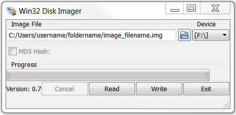 Win32 Disk Imager